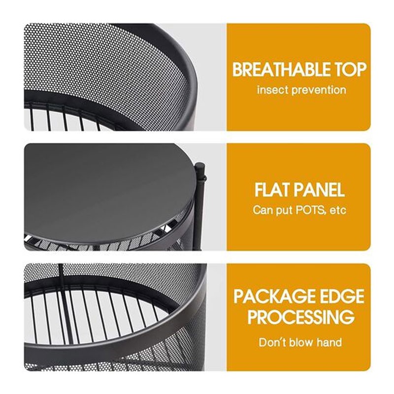 Stainless Steel Multi-layer Storage Holders Kitchen Accessories Kitchen Vegetable Rack Storage