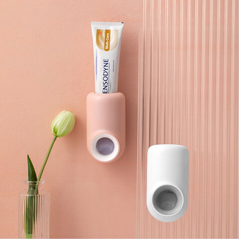 Tube Wall Mount Toothpaste Squeezer Stand Toothbrush Holder Rack Bathroom Accessories Automatic Toothpaste Dispenser
