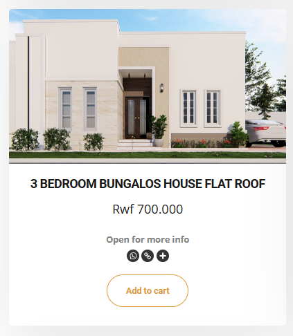 3 BEDROOM BUNGALOS HOUSE FLAT ROOF
