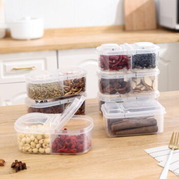 Spice Jars Pepper Seasoning Condiment Container Sets