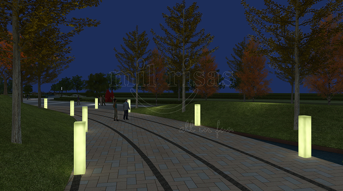 Lighted Columns