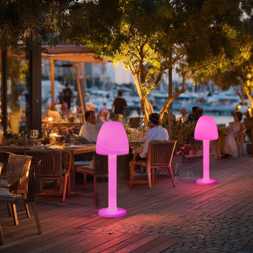 Outdoor RGB LED Vases Standing Lamp