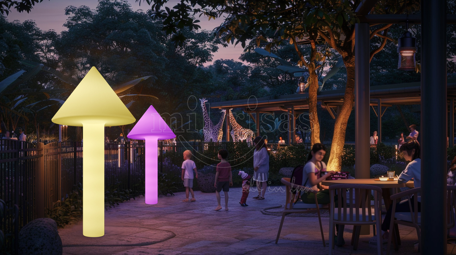 LED Mushroom Floor Lamp Outdoor