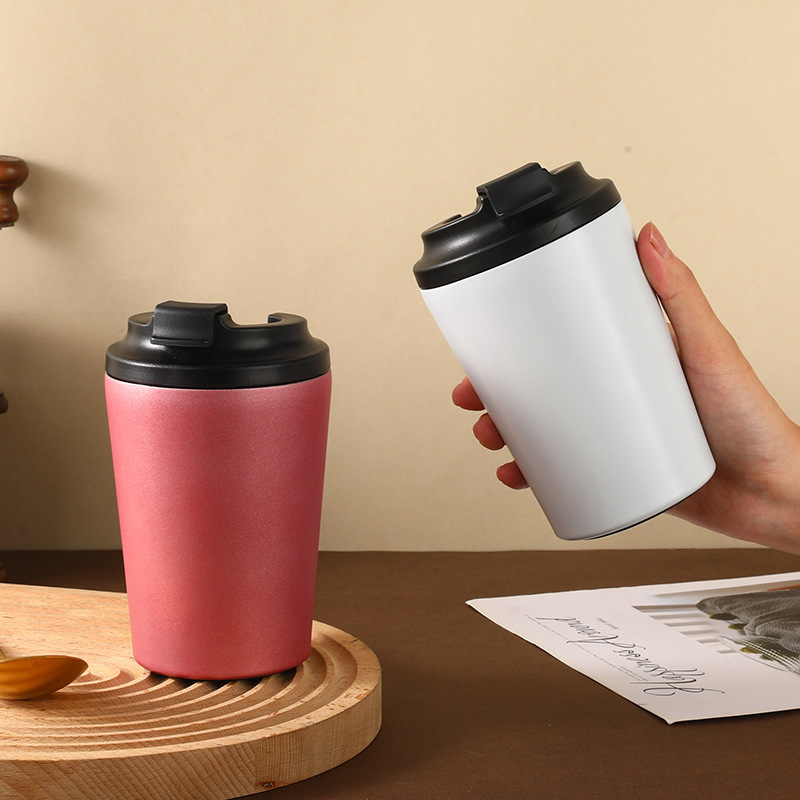 Stainless steel coffee mug