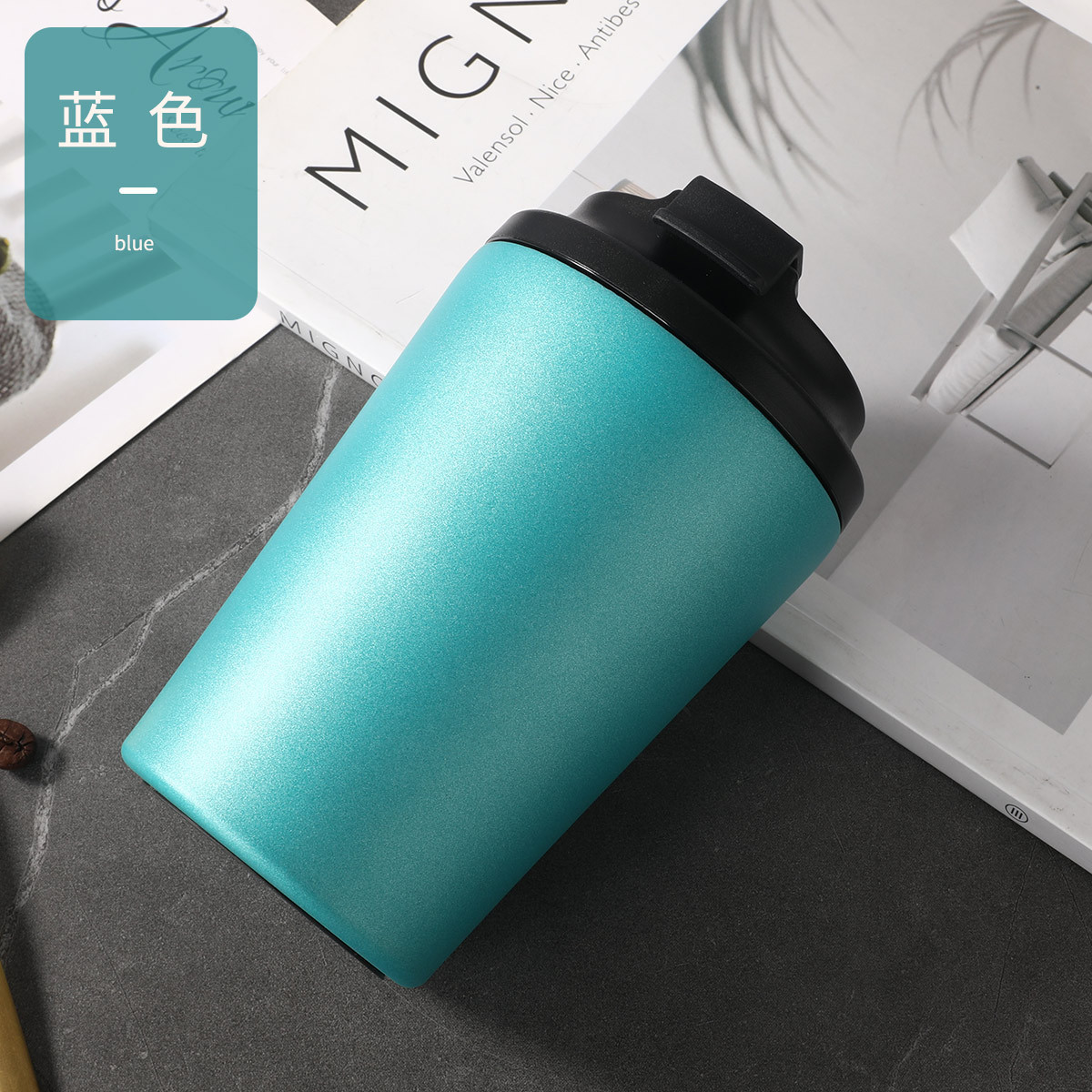 Stainless steel coffee mug
