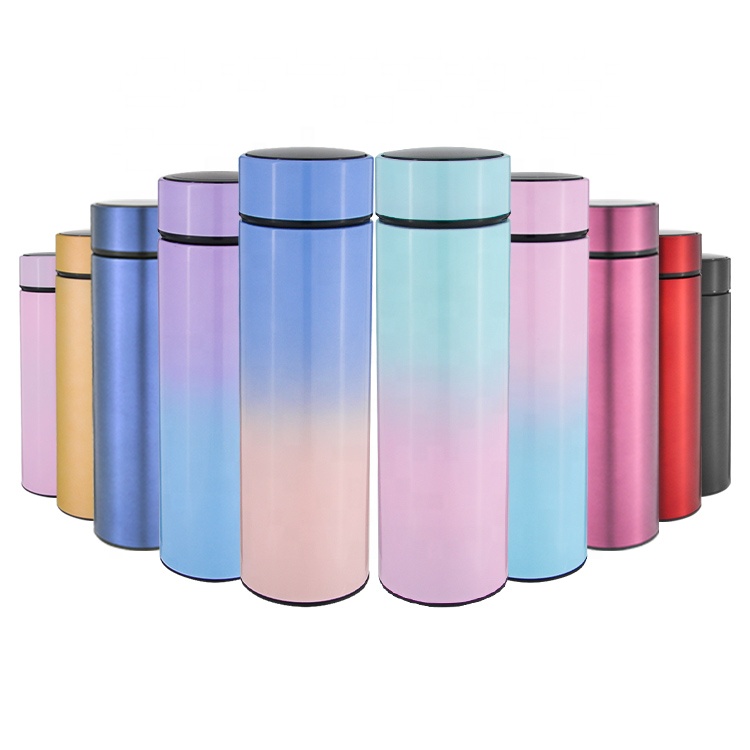 Temperature display flask