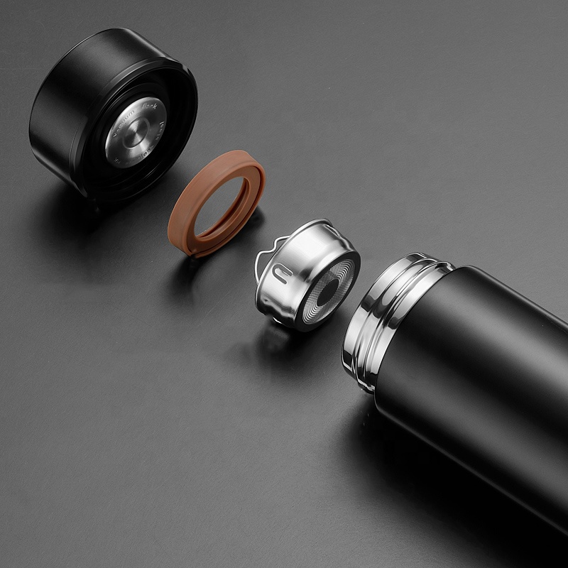 Temperature display flask