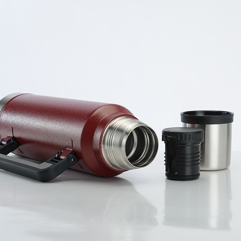 Water bottle with handle