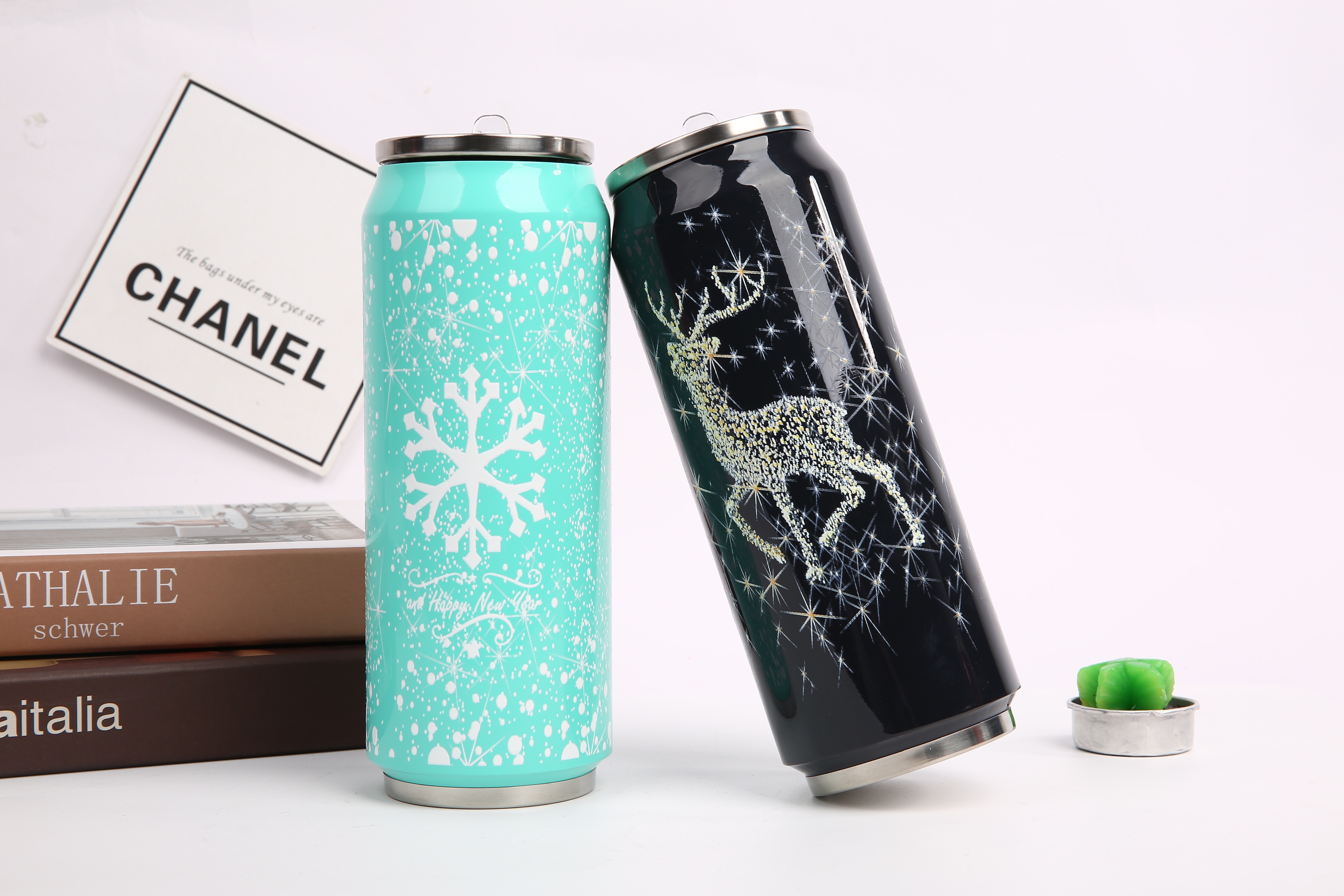 Vacuum insulated cola can