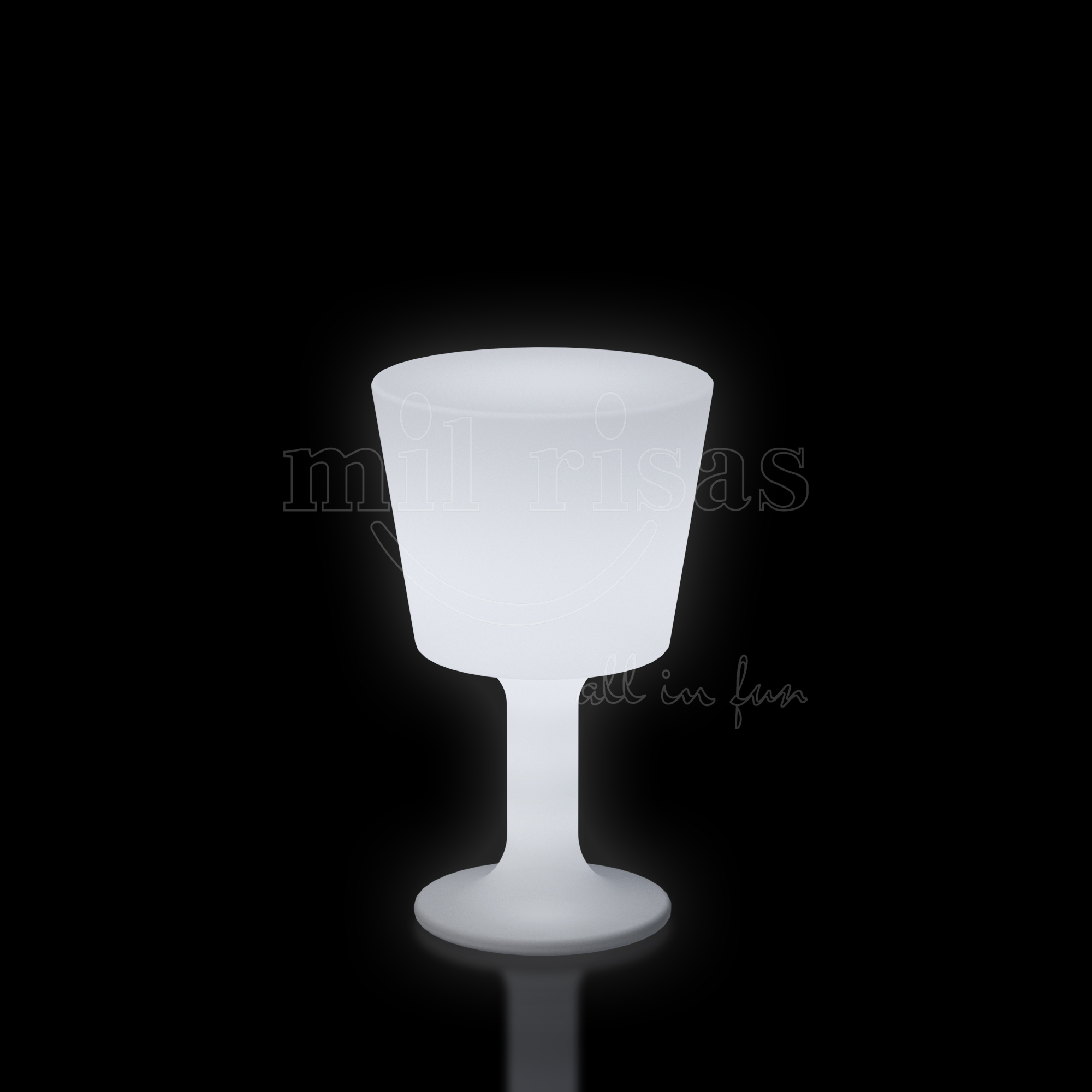 Wine Cup Shape Standing Floor Lamp
