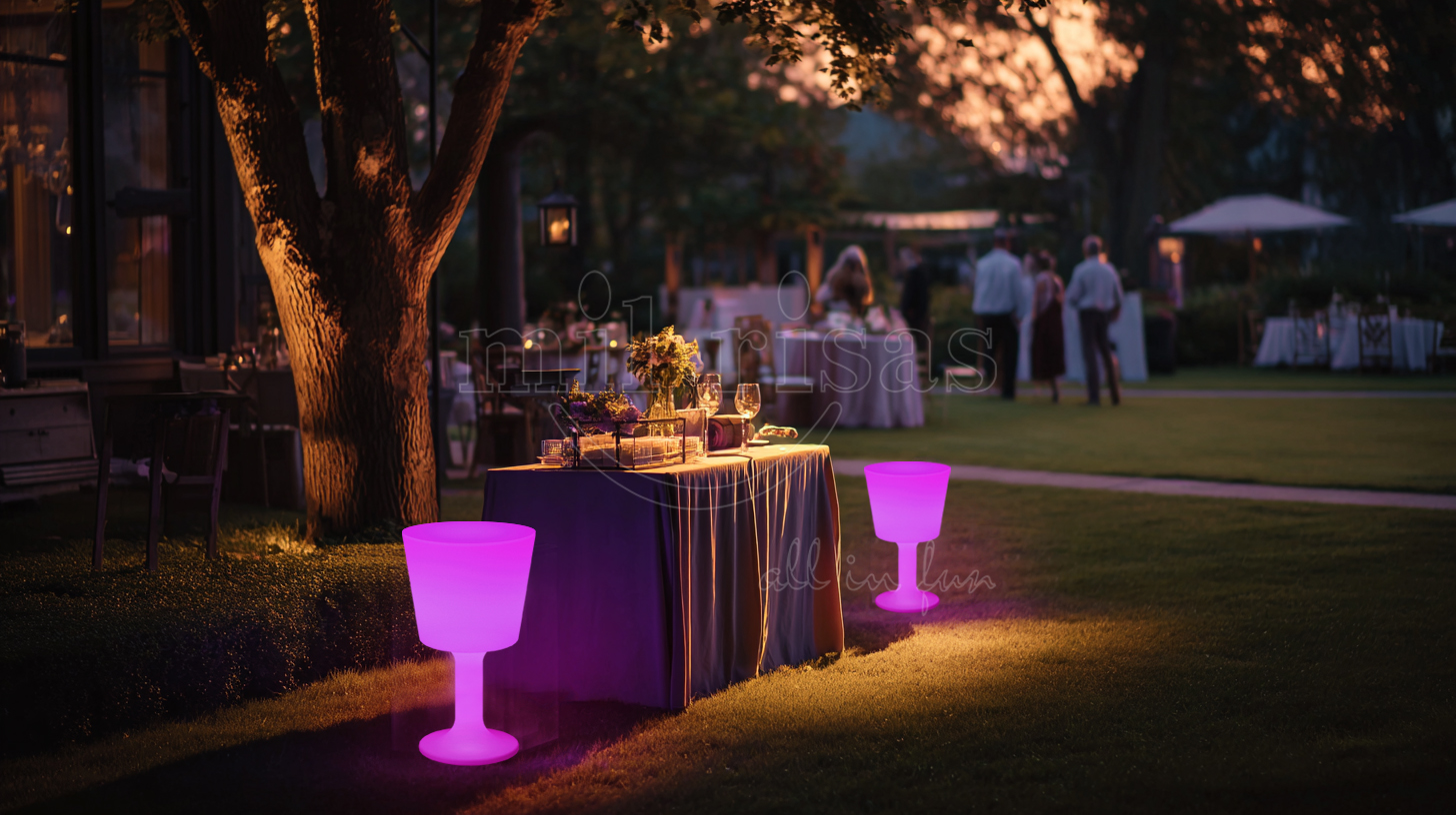Wine Cup Shape Standing Floor Lamp