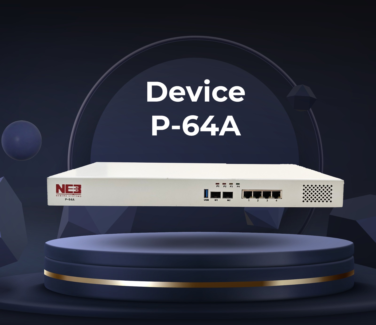 Nebero UTM Firewall P64- A (100 Users) with 1 Year Support