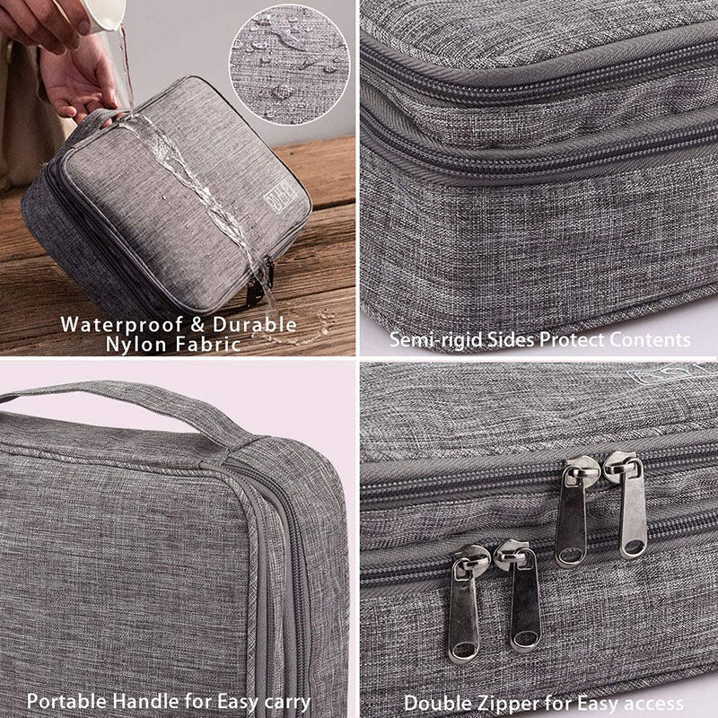 Cable Organizer Bag Waterproof electronic storage bag Gadget Organizer Charger Headphone Case Travel