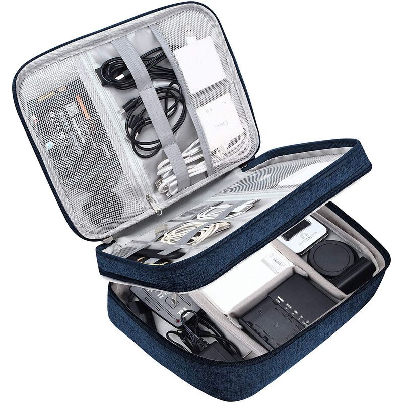 Cable Organizer Bag Waterproof electronic storage bag Gadget Organizer Charger Headphone Case Travel