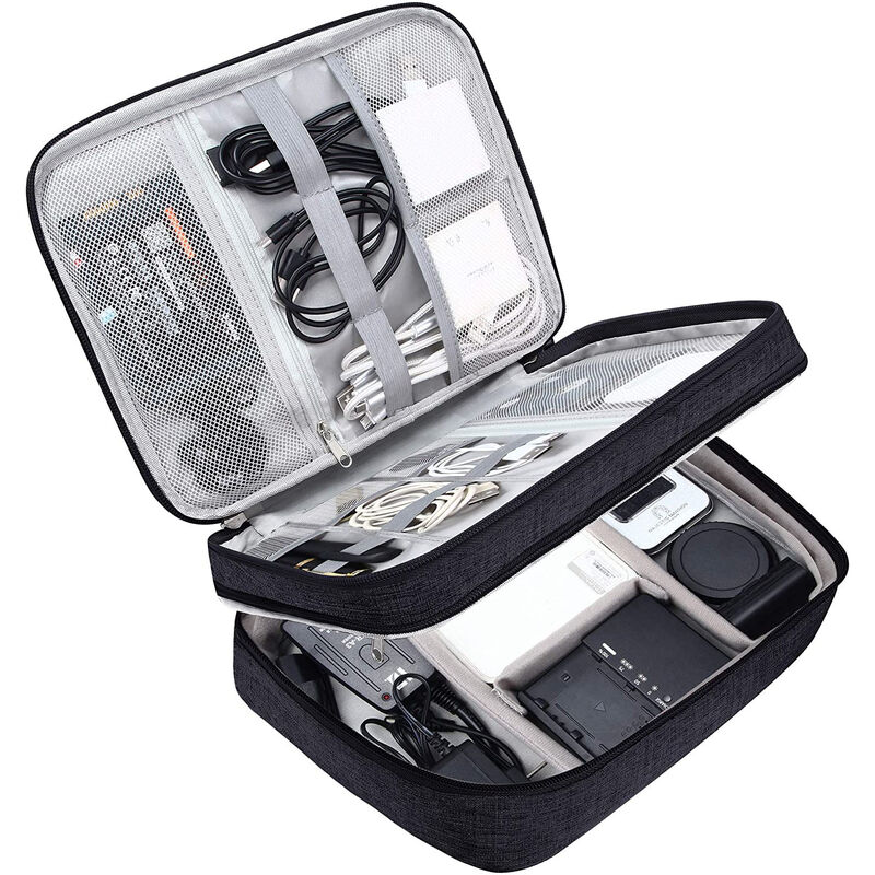 Cable Organizer Bag Waterproof electronic storage bag Gadget Organizer Charger Headphone Case Travel