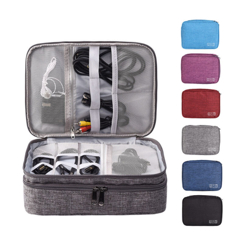 Cable Organizer Bag Waterproof electronic storage bag Gadget Organizer Charger Headphone Case Travel