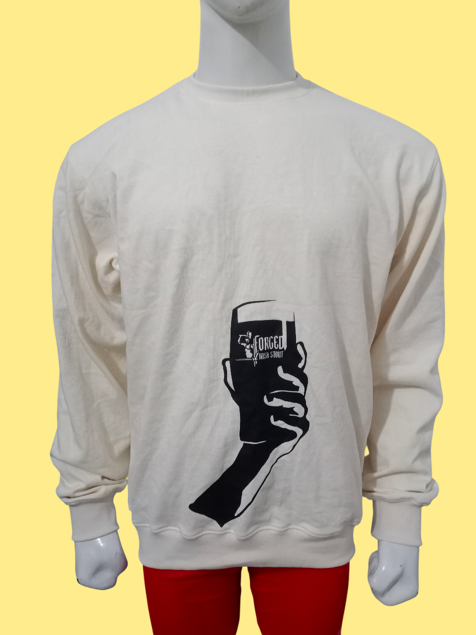 Sweat shirt made of poly cotton