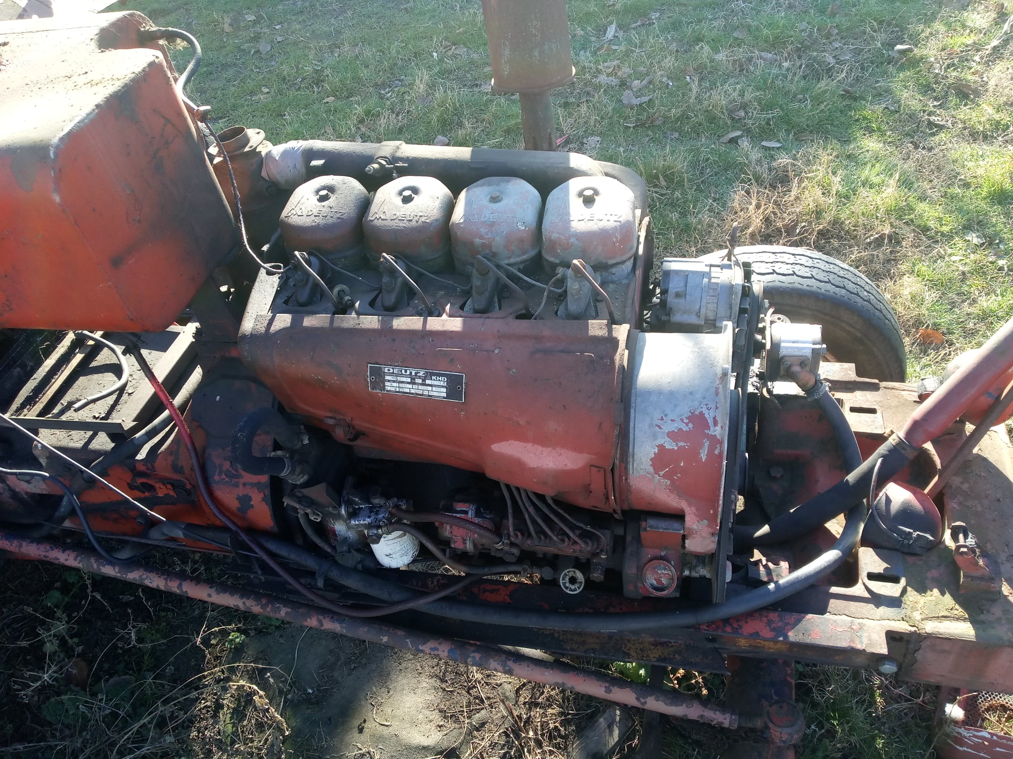 International Traktor, Garden Machine, Ground Cleaner, Bag Drafter