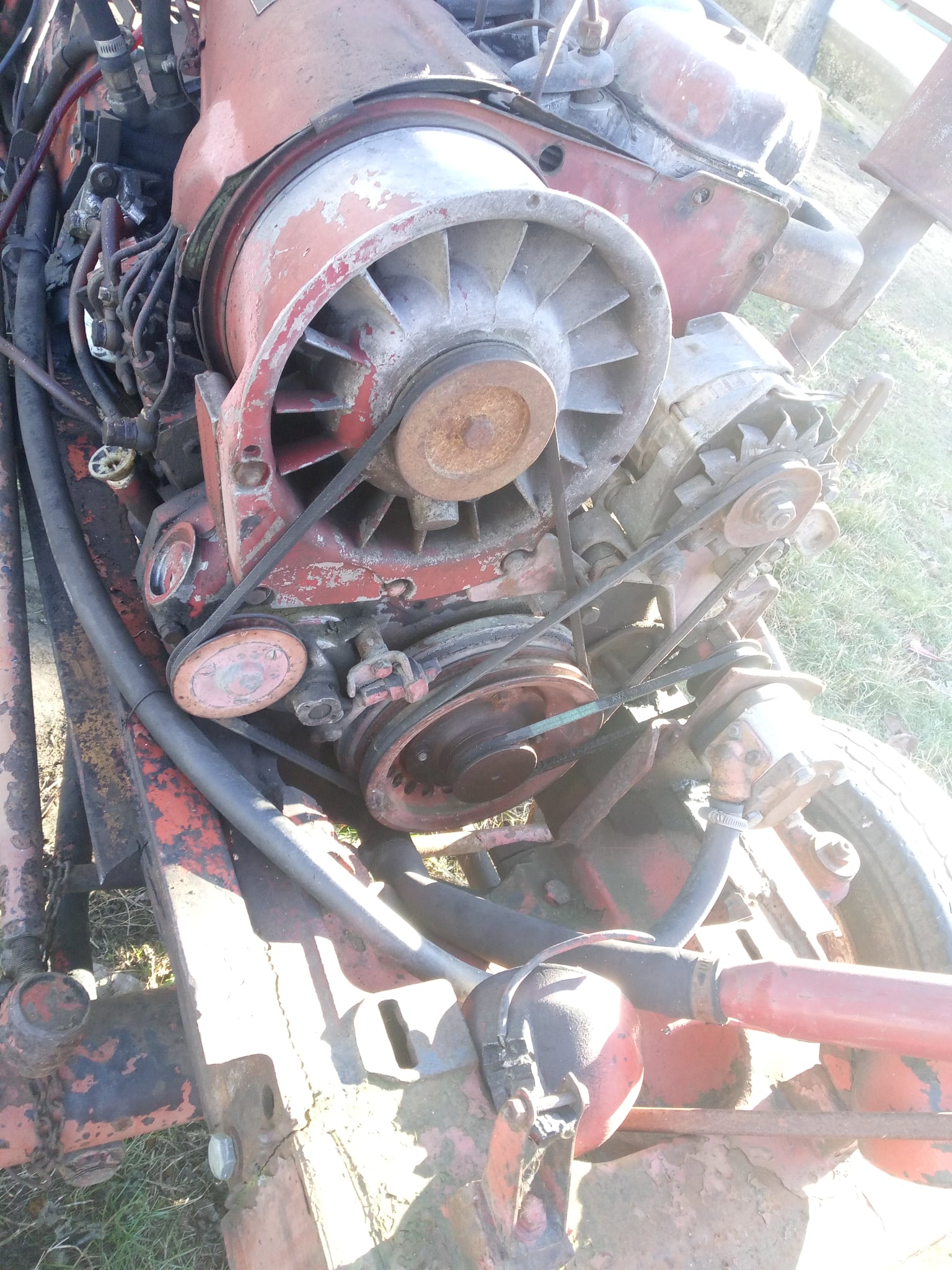 International Traktor, Garden Machine, Ground Cleaner, Bag Drafter