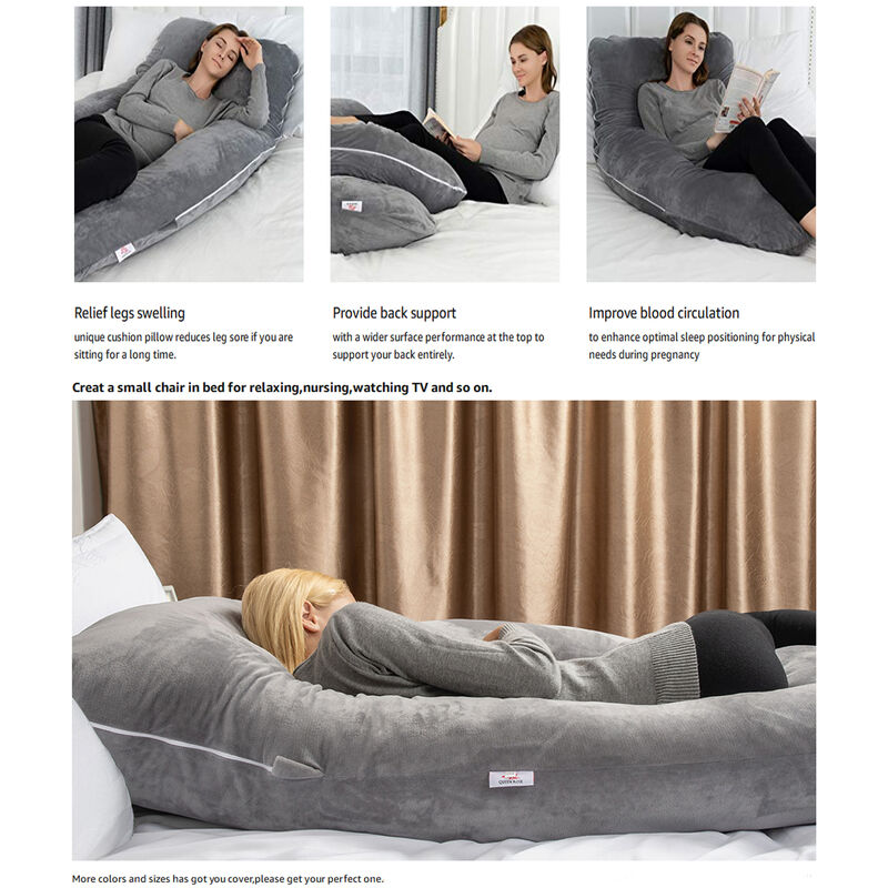 Sample Available Manufacturer Supply Pillow Full Body U Shaped Pregnancy Pillow Maternity Pillow