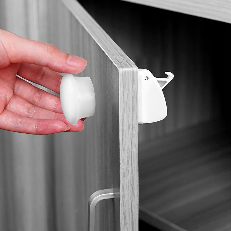 Magnetic Baby Child Kids Safety Lock Magnetic Locking System Drawer Cabinet Cupboard Magnetic Lock With Key