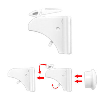 Magnetic Baby Child Kids Safety Lock Magnetic Locking System Drawer Cabinet Cupboard Magnetic Lock With Key