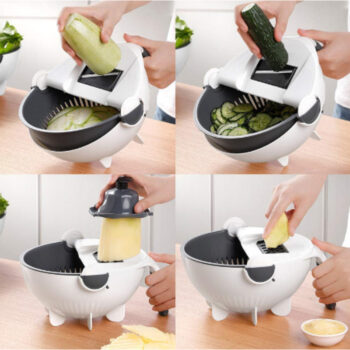 Vegetable grater Vegetable Slicer Drain basket Vegetable Cutter Multifunctional Slice