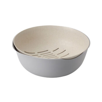 Plastic Fruit Basket Wheat Straw Kitchen Vegetable Fruit Washing Colander Basket
