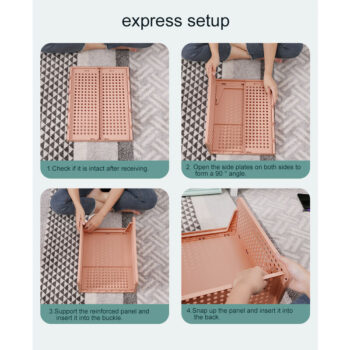 Hot Selling Stackable Drawer Type Foldable Plastic Clothes Storage Box Organizer For Clothes