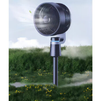 Modern Home Turbo Fan Vertical Oscillating Air Circulation Convection Fan