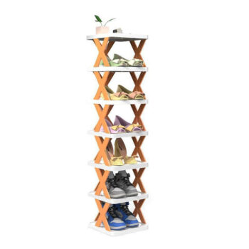 Shoe rack Household balcony storage racks dormitory small folding shoe cabinet Shoe rack multi-layer easy to fold