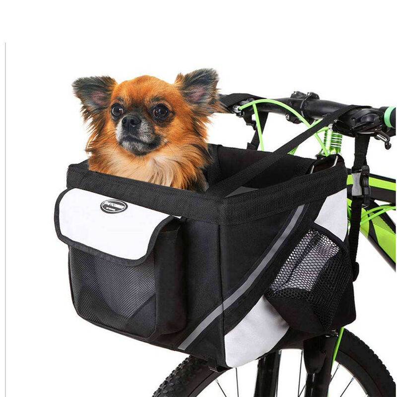Pet Bicycle Carrier Bag Puppy Dog Cat Small Animal Travel Bike Seat For Basket Cycling Hiking Accessories