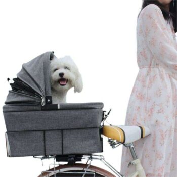 Pet Bicycle Carrier Bag Puppy Dog Cat Small Animal Travel Bike Seat For Basket Cycling Hiking Accessories