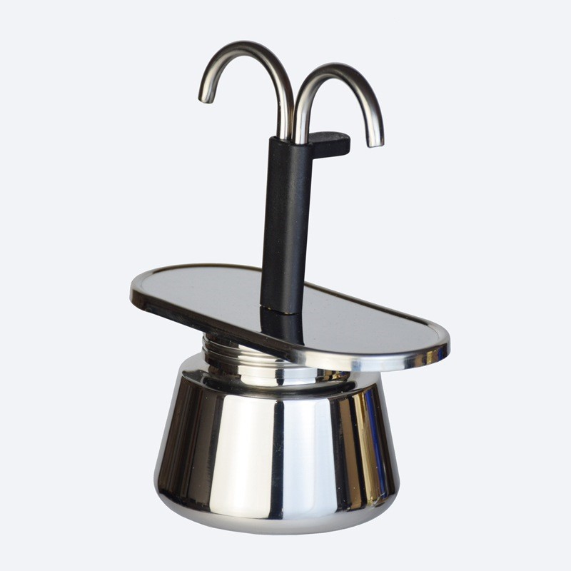 2 Cups Moka Pots, 304 Stainless Steel Espresso Coffee Makers