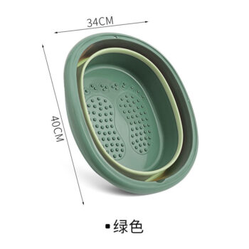 Folding foot bath with cover portable foot washing heat preservation adult massage soak foot bucket Creative home dormitory