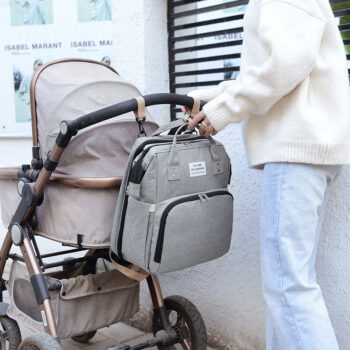 Wholesale Travel Baby Diaper Bags Backpack with Bassinet Waterproof Maternity Bags Backpack
