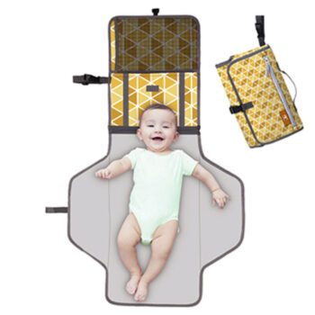 Portable and removable travel changing mat waterproof changing pad
