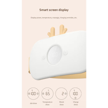 New Woman Home Use Simple Design Warm Infrared Waist Heating Washable Warm Palace Heated Belt