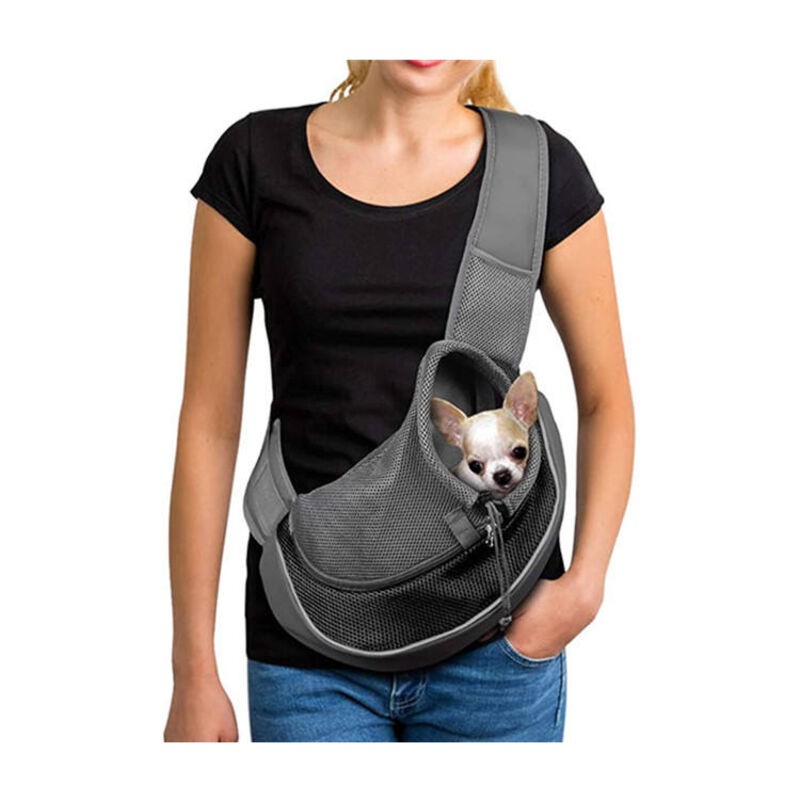 Large Capacity Waterproof Dog Poop Bag Pet Sling Carrier Sling Carrier for Dogs Cats for Outdoor for Men Women