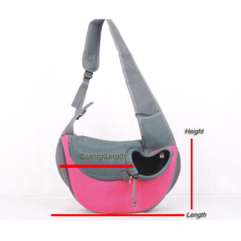 Large Capacity Waterproof Dog Poop Bag Pet Sling Carrier Sling Carrier for Dogs Cats for Outdoor for Men Women