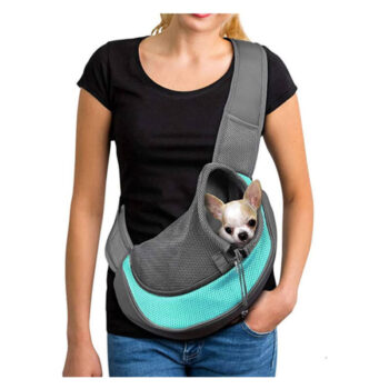 Large Capacity Waterproof Dog Poop Bag Pet Sling Carrier Sling Carrier for Dogs Cats for Outdoor for Men Women