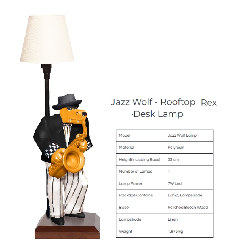 Jazz Wolf-Rechargeable Touch Led Light