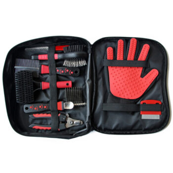 Hot Pet Products Dog Grooming Tools Dog Cat Cleaning Kit Combs Nail Scissors Pet Grooming Set