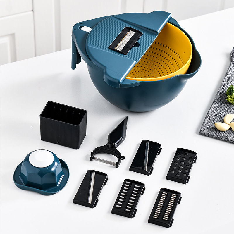 Vegetable grater Vegetable Slicer Drain basket Vegetable Cutter Multifunctional Slice