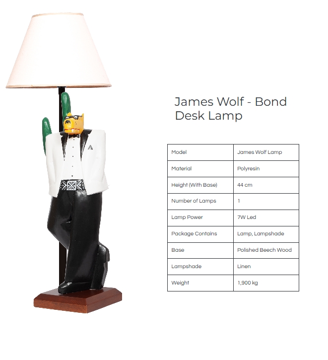 James Wolf-Desk Lamp