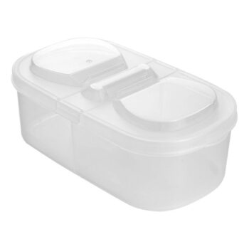 Wholesale Simple Style Large Capacity PP Material Sealed Transparent Spice Jars Pepper Seasoning Condiment Container Sets