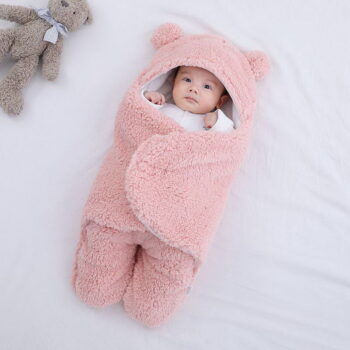 Newborn Baby Sleep Sack Soft Infant Plush Sleeping Bag Breathable Warm Cotton Material Toddlers