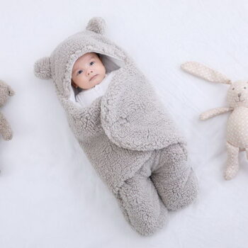 Newborn Baby Sleep Sack Soft Infant Plush Sleeping Bag Breathable Warm Cotton Material Toddlers
