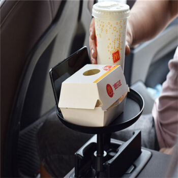 Adjustbale car cup holder dining tray small dining table