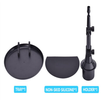 Adjustbale car cup holder dining tray small dining table
